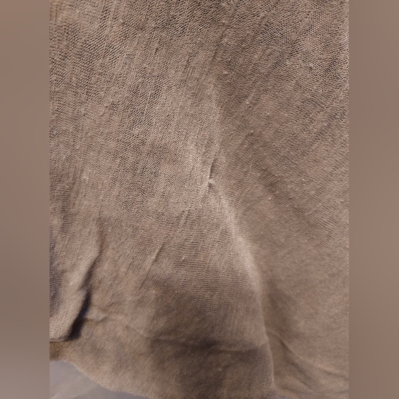 Free People Plaid Button Down/Snap Dress Cover Up Size Large - Picture 10 of 11